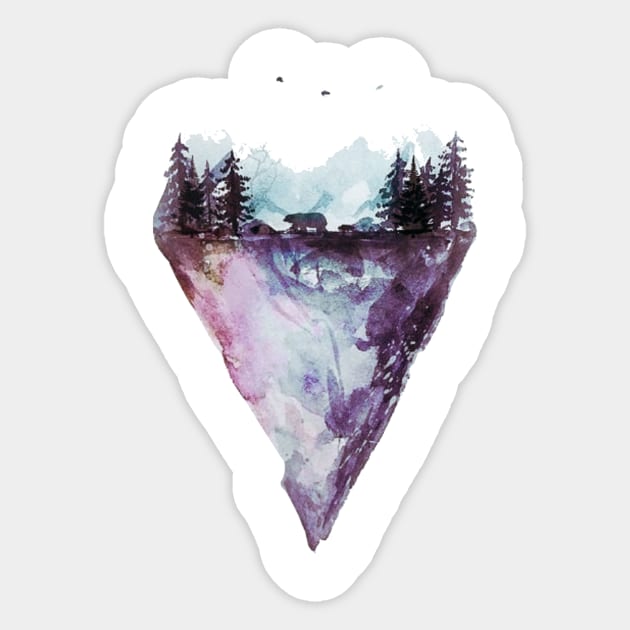 Northern Beauty Sticker by BrainDrainOnly